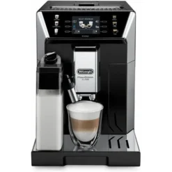 DeLonghi ECAM 550.65.SB PrimaDonna Class Macchina Espresso Con Macinatore Tecnologia Esclusiva Bevande Latte Nero E Argento