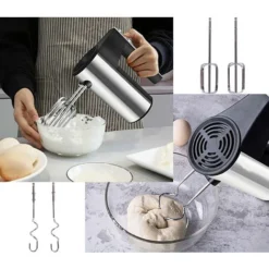 Sbattitore Elettrico 300W Miscelatore Con Base Da Cucina 5 Velocita CX66292 -Moulinex Negozio 82684373 4