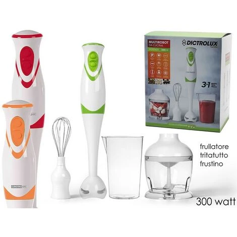 SET FRULLATORE IMMERSIONE 3 IN 1 300 W 3ASSORITITI 1 SET FRULLATORE IMMERSIONE 3 IN 1 300 W 3ASSORITITI
