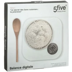 Bilanciamento Del Bianco Digitale - Bilancia Quadrata Digitale, Vetro, Abs, Dimensioni L. 21,5 X L. 21,5 X D. 2 Cm - 5 Five Simply Smart 6 Bilanciamento Del Bianco Digitale - Bilancia Quadrata Digitale, Vetro, Abs, Dimensioni L. 21,5 X L. 21,5 X D. 2 Cm - 5 Five Simply Smart -Moulinex Negozio 83766589 3