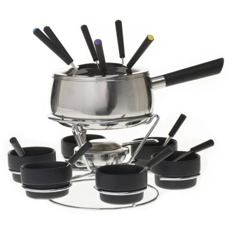 Set Per Fonduta Con Giradischi - 5 Five Simply Smart 1 Set Per Fonduta Con Giradischi - 5 Five Simply Smart