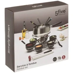 Set Per Fonduta Con Giradischi - 5 Five Simply Smart 7 Set Per Fonduta Con Giradischi - 5 Five Simply Smart -Moulinex Negozio 83770140 3