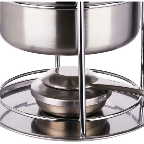 Set Da Fonduta In Acciaio Inox Per 6 Persone - Set Fonduta 6 Persone, Acciaio Inossidabile, Dimensioni D. 19 X H. 17 Cm - 5 Five Simply Smart 4 Set Da Fonduta In Acciaio Inox Per 6 Persone - Set Fonduta 6 Persone, Acciaio Inossidabile, Dimensioni D. 19 X H. 17 Cm - 5 Five Simply Smart - immagine 4