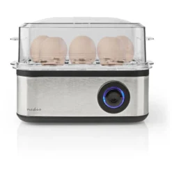 Nedis Bollitore Per Uova 8 Uova Misurino Alluminio / Nero