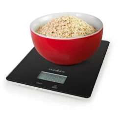 Nedis Bilancia Da Cucina Digitale Plastica / Vetro Nero