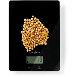 Nedis Bilancia Da Cucina Digitale Plastica / Vetro Nero -Moulinex Negozio 85339668 3
