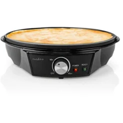 Nedis Creperie Elettrica Diametro: 300 Mm 1200 W Rivestimento Antiaderente Impostazione Della Temperatura Indicatore Luminoso / Spia Nero Metallo 7 Nedis Creperie Elettrica Diametro: 300 Mm 1200 W Rivestimento Antiaderente Impostazione Della Temperatura Indicatore Luminoso / Spia Nero Metallo -Moulinex Negozio 85339687 3