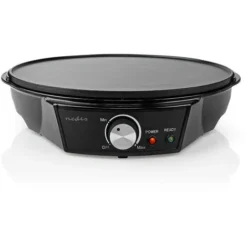 Nedis Creperie Elettrica Diametro: 300 Mm 1200 W Rivestimento Antiaderente Impostazione Della Temperatura Indicatore Luminoso / Spia Nero Metallo 9 Nedis Creperie Elettrica Diametro: 300 Mm 1200 W Rivestimento Antiaderente Impostazione Della Temperatura Indicatore Luminoso / Spia Nero Metallo -Moulinex Negozio 85339687 5