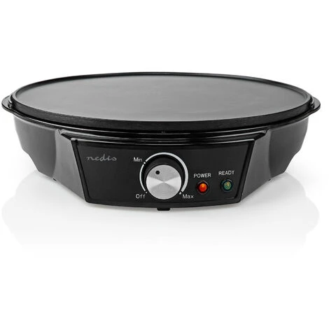 Nedis Creperie Elettrica Diametro: 300 Mm 1200 W Rivestimento Antiaderente Impostazione Della Temperatura Indicatore Luminoso / Spia Nero Metallo 5 Nedis Creperie Elettrica Diametro: 300 Mm 1200 W Rivestimento Antiaderente Impostazione Della Temperatura Indicatore Luminoso / Spia Nero Metallo - immagine 5