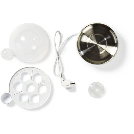 Nedis Bollitore Per Uova 7 Uova Misurino Segnale Di Avvertimento Spegnimento Automatico Bianco 3 Nedis Bollitore Per Uova 7 Uova Misurino Segnale Di Avvertimento Spegnimento Automatico Bianco - immagine 3