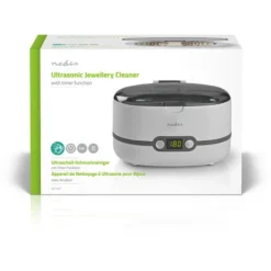 Nedis Pulitore Ultrasonico Dei Gioielli 130 Mm 200 Mm 125 Mm Alimentazione Da Rete 230 V AC 50 Hz Euro / Tipo-C (CEE 7/16) Bianco Plastica 8 Nedis Pulitore Ultrasonico Dei Gioielli 130 Mm 200 Mm 125 Mm Alimentazione Da Rete 230 V AC 50 Hz Euro / Tipo-C (CEE 7/16) Bianco Plastica -Moulinex Negozio 85339709 4