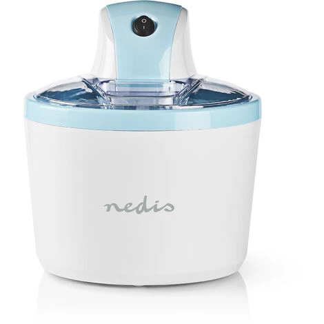 Nedis Gelatiera 1.2 L Bianco / Blu Alluminio / Plastica 1 Nedis Gelatiera 1.2 L Bianco / Blu Alluminio / Plastica