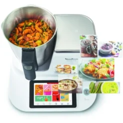 Moulinex Hf506111 Click & Cook Robot Da Cucina Multifunzione, 1400 W, 3.6L, Da 30 A 120 °C, Bianco 7 Moulinex Hf506111 Click & Cook Robot Da Cucina Multifunzione, 1400 W, 3.6L, Da 30 A 120 °C, Bianco -Moulinex Negozio 86323333 3