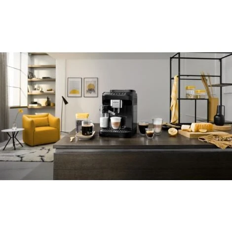 De'Longhi Magnifica Evo Perfetto, Macchina Automatica Per Caffè In Chicchi, ECAM292.81.B, Macinacaffè Integrato, Pannello Comandi Ad Icone Colorate, Sistema LatteCrema, Nero. Nuovo Modello 2022. 4 De'Longhi Magnifica Evo Perfetto, Macchina Automatica Per Caffè In Chicchi, ECAM292.81.B, Macinacaffè Integrato, Pannello Comandi Ad Icone Colorate, Sistema LatteCrema, Nero. Nuovo Modello 2022. - immagine 4