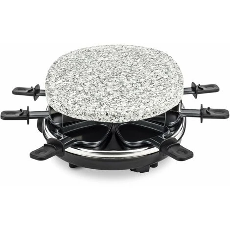 H.Koenig RP85 Raclette Per 8 Persone, Funzione Raclette/Piastra Di Cottura In Granito, 900W 3 H.Koenig RP85 Raclette Per 8 Persone, Funzione Raclette/Piastra Di Cottura In Granito, 900W - immagine 3