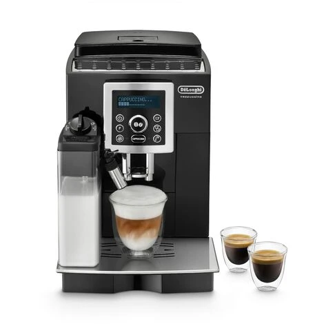 De'Longhi Perfetto Magnifica S Cappuccino ECAM23.460.B Macchina Da Caffè Automatica Per Espresso E Cappuccino, Caffè In Grani O In Polvere, LatteCrema System, Spegnimento Programmabile, Nero 1 De'Longhi Perfetto Magnifica S Cappuccino ECAM23.460.B Macchina Da Caffè Automatica Per Espresso E Cappuccino, Caffè In Grani O In Polvere, LatteCrema System, Spegnimento Programmabile, Nero