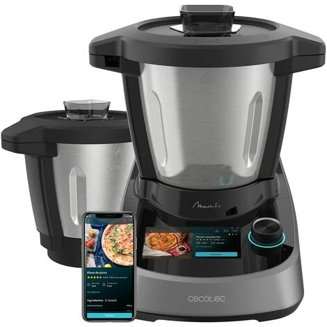 Cecotec Robot Di Cucina Multifunzione Mambo Touch Con Caraffa Habana. 1600 W, 37 Funzioni, Schermo TFT Da 5 Con Ricettario, APP, Bilancia E Caraffa In Acciaio Inox, 3,3 Litri 1 Cecotec Robot Di Cucina Multifunzione Mambo Touch Con Caraffa Habana. 1600 W, 37 Funzioni, Schermo TFT Da 5 Con Ricettario, APP, Bilancia E Caraffa In Acciaio Inox, 3,3 Litri