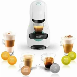 NESCAFÉ DOLCE GUSTO De'Longhi Piccolo XS EDG210.W Macchina Per Caffè Espresso E Altre Bevande In Capsula, Manuale, 0.8 Litri, Bianco 8 NESCAFÉ DOLCE GUSTO De'Longhi Piccolo XS EDG210.W Macchina Per Caffè Espresso E Altre Bevande In Capsula, Manuale, 0.8 Litri, Bianco -Moulinex Negozio 86329432 4