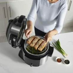 Ninja [OL550EU] Multicooker SmartLid Ninja Foodi, Risparmio Energetico, 11-in-1 Da 6 L Pentola A Pressione E Friggitrice Ad Aria -Moulinex Negozio 86329759 3