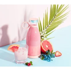 Mini Frullatore Portatile USB Da Viaggio Succo Frutta Mixer Frullati 300ML JN988 -Moulinex Negozio 86431593 3