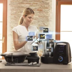 Cecotec Robot Di Cucina Mambo 10090. 1700 W, App, Cucchiaio MamboMix, Caraffa Habana In Ceramica, 30 Funzioni, Bilancia, Caraffa In Acciaio Inossidabile Da 3,3 Litri, Ricettario 9 Cecotec Robot Di Cucina Mambo 10090. 1700 W, App, Cucchiaio MamboMix, Caraffa Habana In Ceramica, 30 Funzioni, Bilancia, Caraffa In Acciaio Inossidabile Da 3,3 Litri, Ricettario -Moulinex Negozio 86621173 5