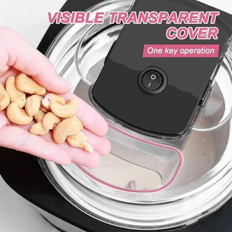 Gelatiera 2L Macchina Per Gelato In Acciaio Inox, Macchina Del Gelato Con Bocca Sul Grande Coperchio Visibile, Macchina Gelato Con Paletta Gelato Speciale E Ricettario 4 Gelatiera 2L Macchina Per Gelato In Acciaio Inox, Macchina Del Gelato Con Bocca Sul Grande Coperchio Visibile, Macchina Gelato Con Paletta Gelato Speciale E Ricettario - immagine 4