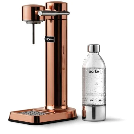 Aarke Carbonator 3 Gasatore D’acqua E Bottiglia, Finitura Rame 1 Aarke Carbonator 3 Gasatore D’acqua E Bottiglia, Finitura Rame