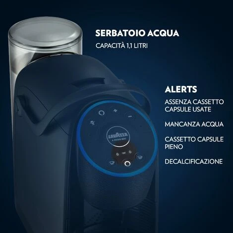 Lavazza, A Modo Mio Voicy, Macchina Caffè Per Espresso, Con Controllo Vocale, Alexa Integrata E Controllo Smart Home, Compatibile Con Capsule Lavazza A Modo Mio E Con App Piacere Lavazza, Nera 3 Lavazza, A Modo Mio Voicy, Macchina Caffè Per Espresso, Con Controllo Vocale, Alexa Integrata E Controllo Smart Home, Compatibile Con Capsule Lavazza A Modo Mio E Con App Piacere Lavazza, Nera - immagine 3