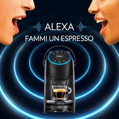 Lavazza, A Modo Mio Voicy, Macchina Caffè Per Espresso, Con Controllo Vocale, Alexa Integrata E Controllo Smart Home, Compatibile Con Capsule Lavazza A Modo Mio E Con App Piacere Lavazza, Nera 4 Lavazza, A Modo Mio Voicy, Macchina Caffè Per Espresso, Con Controllo Vocale, Alexa Integrata E Controllo Smart Home, Compatibile Con Capsule Lavazza A Modo Mio E Con App Piacere Lavazza, Nera - immagine 4