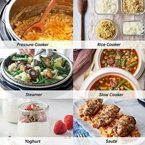 Instant Pot Duo 60 (R2D2) Star Wars Electric Pressure Cooker, Multi-Cooker In Stainless Steel, 1000 W, 5.7 L, 112-0157-01-UKEU White, R2D2 6L With UK EU Plug 2 Instant Pot Duo 60 (R2D2) Star Wars Electric Pressure Cooker, Multi-Cooker In Stainless Steel, 1000 W, 5.7 L, 112-0157-01-UKEU White, R2D2 6L With UK EU Plug - immagine 2