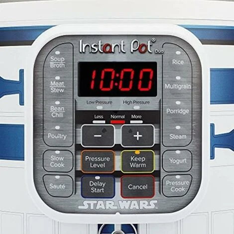 Instant Pot Duo 60 (R2D2) Star Wars Electric Pressure Cooker, Multi-Cooker In Stainless Steel, 1000 W, 5.7 L, 112-0157-01-UKEU White, R2D2 6L With UK EU Plug 5 Instant Pot Duo 60 (R2D2) Star Wars Electric Pressure Cooker, Multi-Cooker In Stainless Steel, 1000 W, 5.7 L, 112-0157-01-UKEU White, R2D2 6L With UK EU Plug - immagine 5