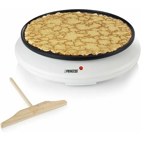 Tristar Princess Crepiera Elettrica 492227, 1100 W, Nero Bianco 2 Tristar Princess Crepiera Elettrica 492227, 1100 W, Nero Bianco - immagine 2