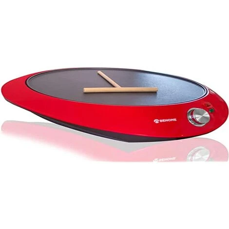 Behome Macchina Per Crepes Con Piastra Crepiera Antiaderente 1000W Piatto 30 Cm Con Spatola 1 Behome Macchina Per Crepes Con Piastra Crepiera Antiaderente 1000W Piatto 30 Cm Con Spatola