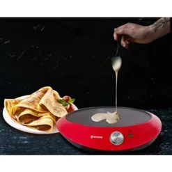 Behome Macchina Per Crepes Con Piastra Crepiera Antiaderente 1000W Piatto 30 Cm Con Spatola 7 Behome Macchina Per Crepes Con Piastra Crepiera Antiaderente 1000W Piatto 30 Cm Con Spatola -Moulinex Negozio 86656538 3