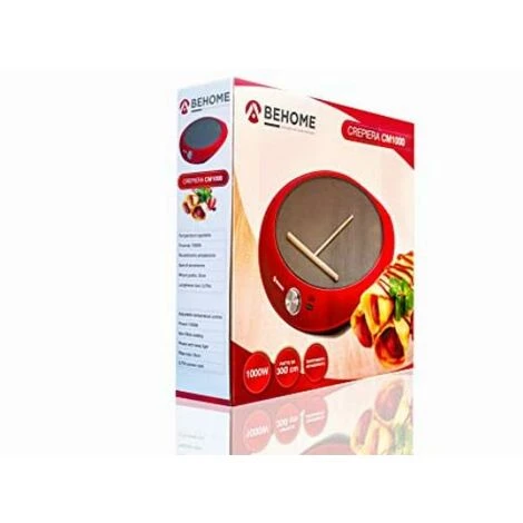 Behome Macchina Per Crepes Con Piastra Crepiera Antiaderente 1000W Piatto 30 Cm Con Spatola 5 Behome Macchina Per Crepes Con Piastra Crepiera Antiaderente 1000W Piatto 30 Cm Con Spatola - immagine 5