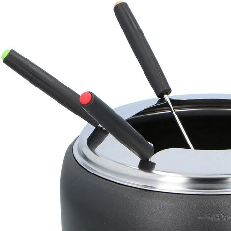 Set Per Fonduta Per 6 Persone 800 Watt In Acciaio Inossidabile Sei Forchette 2 Set Per Fonduta Per 6 Persone 800 Watt In Acciaio Inossidabile Sei Forchette - immagine 2
