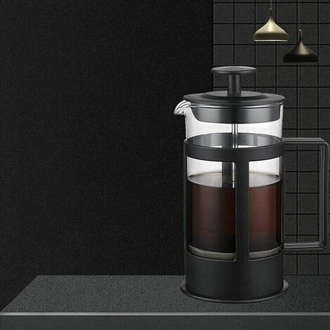 CAFFETTIERA TEIERA INFUSIERA A PISTONE STANTUFFO VETRO E POLIPROPILENE 600ml 2 CAFFETTIERA TEIERA INFUSIERA A PISTONE STANTUFFO VETRO E POLIPROPILENE 600ml - immagine 2