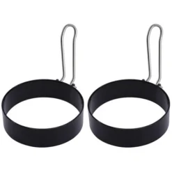 Anello Per Uovo Rotondo Anelli Per Cuociuova Per Cucinare Acciaio Inossidabile Antiaderente Metallo Cerchio Shaper Stampo Cucina Domestica Utensile Da Cucina Per Uova Fritte McMuffin Panini Stampi Per