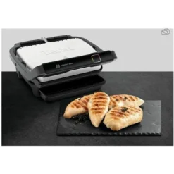 Rowenta GR750D21 OptiGrill Elite Bistecchiera Elettrica Con Piastre Rimovibili Griglia Intelligente Da Interno Assistente Cottura 12 Programmi Automatici 2000 W 6 Persone Ricettario Incluso -Moulinex Negozio 88217708 3
