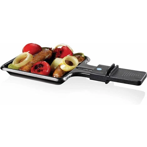 Alpina Griglia Raclette Gourmet 800W Piastra Grill Manico Termico Antiustioni 4 Persone 3 Alpina Griglia Raclette Gourmet 800W Piastra Grill Manico Termico Antiustioni 4 Persone - immagine 3
