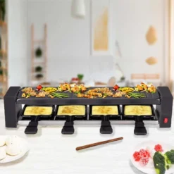 Alpina Griglia Raclette Gourmet 800W Piastra Grill Manico Termico Antiustioni 4 Persone 9 Alpina Griglia Raclette Gourmet 800W Piastra Grill Manico Termico Antiustioni 4 Persone -Moulinex Negozio 88699693 5