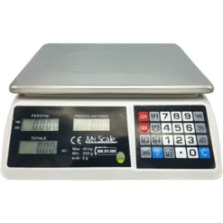 BILANCIA DA BANCO ELETTRONICA DIGITALE PROFESSIONALE BATTERIA MAX 40 KG ACS-017