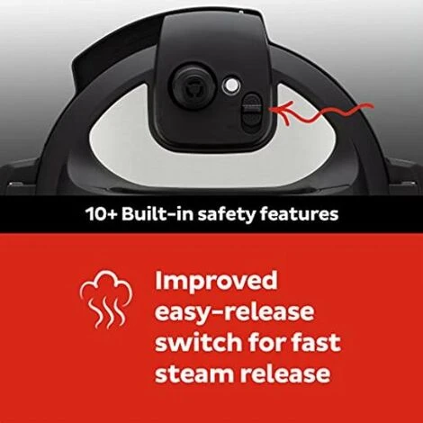 Instant Pot Pentola A Pressione Elettrica DUO PLUS 5.7L. 15 Programmi Intelligenti: Pentola A Pressione, Pentola Riso, Pentola A Cottura Lenta, Cottura A Vapore 4 Instant Pot Pentola A Pressione Elettrica DUO PLUS 5.7L. 15 Programmi Intelligenti: Pentola A Pressione, Pentola Riso, Pentola A Cottura Lenta, Cottura A Vapore - immagine 4