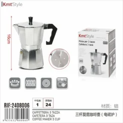 Caffettiera Induzione In Alluminio 3 Tazze 7 Caffettiera Induzione In Alluminio 3 Tazze -Moulinex Negozio 89981202 4