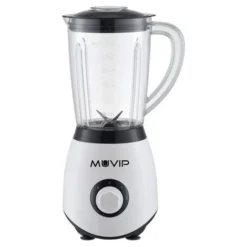 Buck Muvip 1300w 1,5l Frullatore A Caraffa - 2 Velocità - Lame In Acciaio Inox - Funzione Tritaghiaccio - Blocco Di Sicurezza - Blocco Di Sicurezza