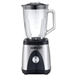 Buck Muvip 1300w 1,5l Frullatore A Caraffa - 2 Velocità - Corpo E Lame In Acciaio Inox - Funzione Tritaghiaccio - Blocco Di Sicurezza - Blocco Di Sicurezza
