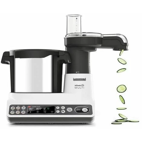 Kenwood KCook Multi CCL401WH Robot Da Cucina Impasta E Cuoce Capacita' 4,5 Litri Potenza 1500W Grigio/Bianco 4 Kenwood KCook Multi CCL401WH Robot Da Cucina Impasta E Cuoce Capacita' 4,5 Litri Potenza 1500W Grigio/Bianco - immagine 4