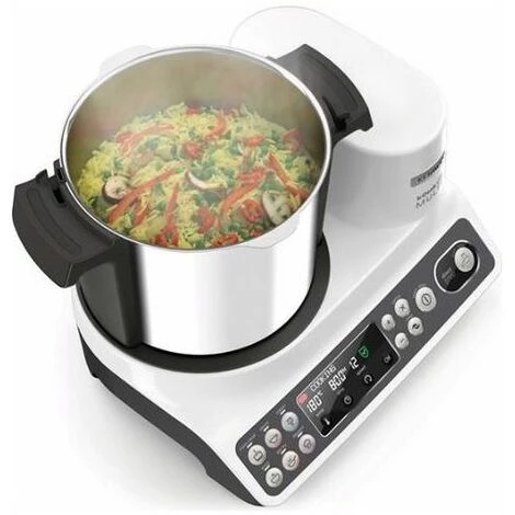 Kenwood KCook Multi CCL401WH Robot Da Cucina Impasta E Cuoce Capacita' 4,5 Litri Potenza 1500W Grigio/Bianco 5 Kenwood KCook Multi CCL401WH Robot Da Cucina Impasta E Cuoce Capacita' 4,5 Litri Potenza 1500W Grigio/Bianco - immagine 5