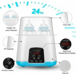Scaldabiberon Con Funzione Di Mantenimento In Caldo, Sterilizzatore Scaldabiberon, Controllo Della Temperatura, Scaldabiberon, Scaldalatte E Sbrinatore Con Display LCD 7 Scaldabiberon Con Funzione Di Mantenimento In Caldo, Sterilizzatore Scaldabiberon, Controllo Della Temperatura, Scaldabiberon, Scaldalatte E Sbrinatore Con Display LCD -Moulinex Negozio 91724564 3