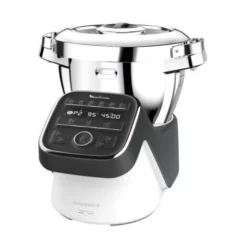 Moulinex HF8098 Companion XL, Robot Da Cucina Multifunzione, 12 Programmi Automatici, 6 Accessori, Recipiente 3L, Intervallo Di Temperatura Da 30 °C A 150 °C, Ricettario: 300 Idee Per Ricett